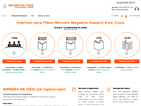 Impression de thèses, mémoires, rapports, livres ou cours